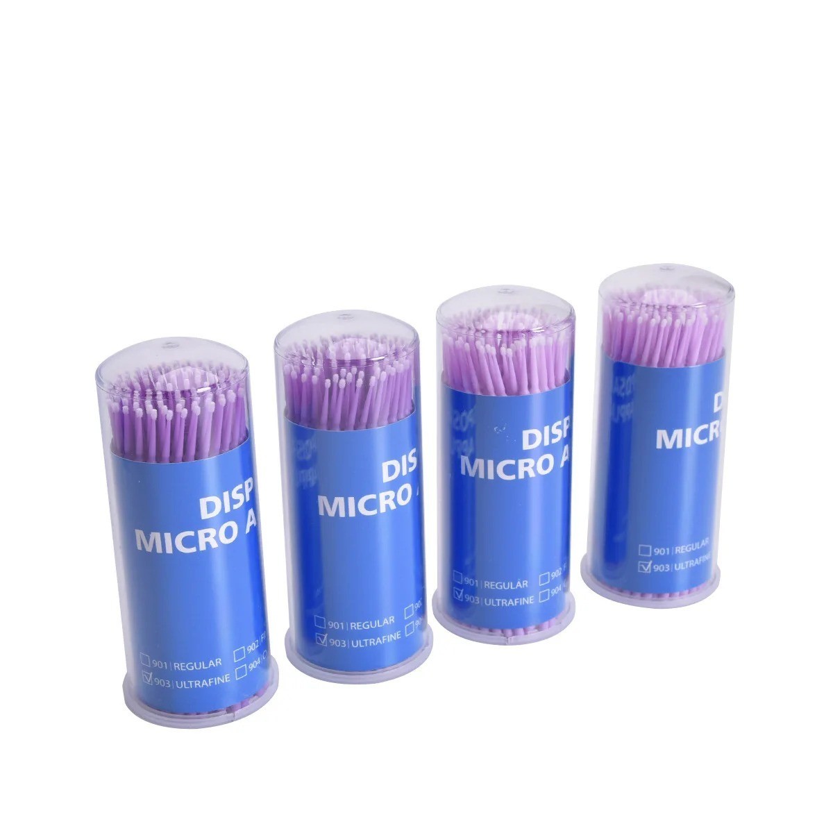 400 Microbrush Micro Brush Applicator Tips Regular, Fine, Super Fine Dental