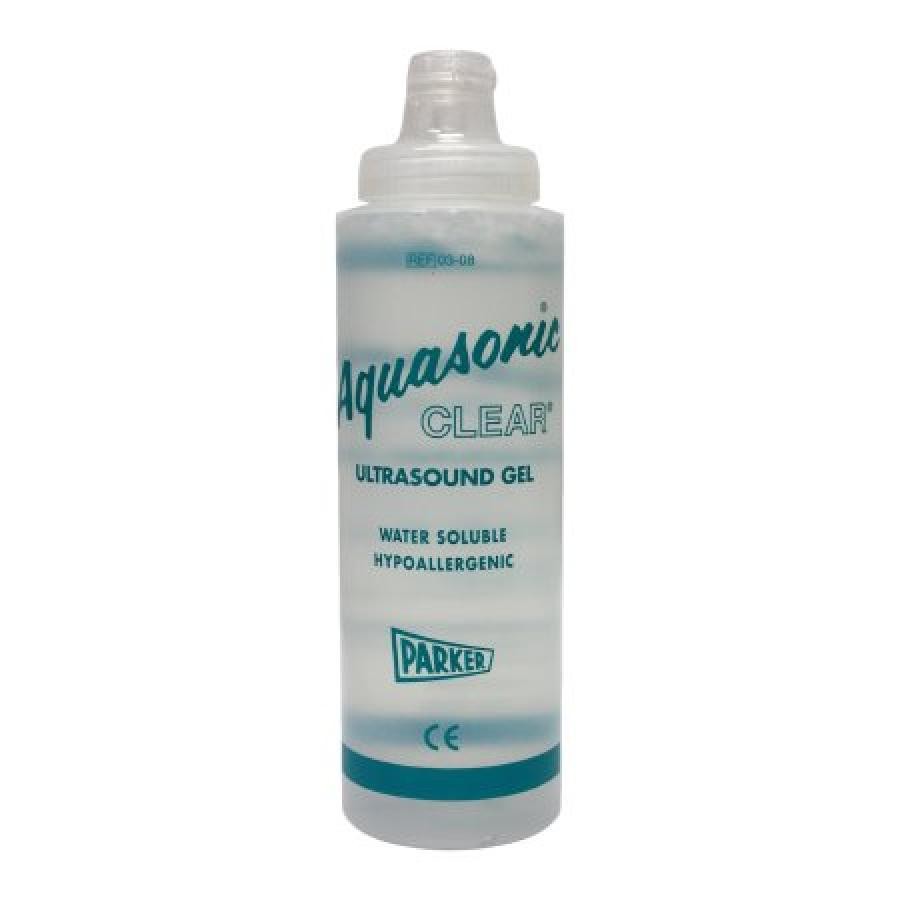 Aquasonic Clear Ultrasound Gel, Transmission, 8.5 ounce Bottle, Clear, 03-08