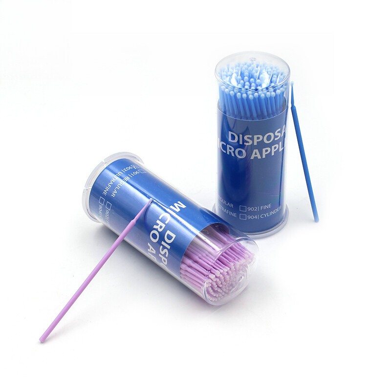 100Pcs/Box Dental Material Disposable Micro Brushes Applicators Micro Applicator