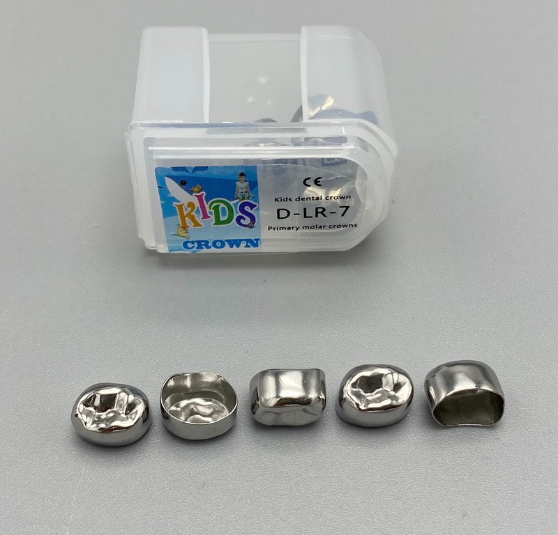 Dental Kids Crown stainless steel Primary Molar Pediatric Crowns Kit 48Sizes USA