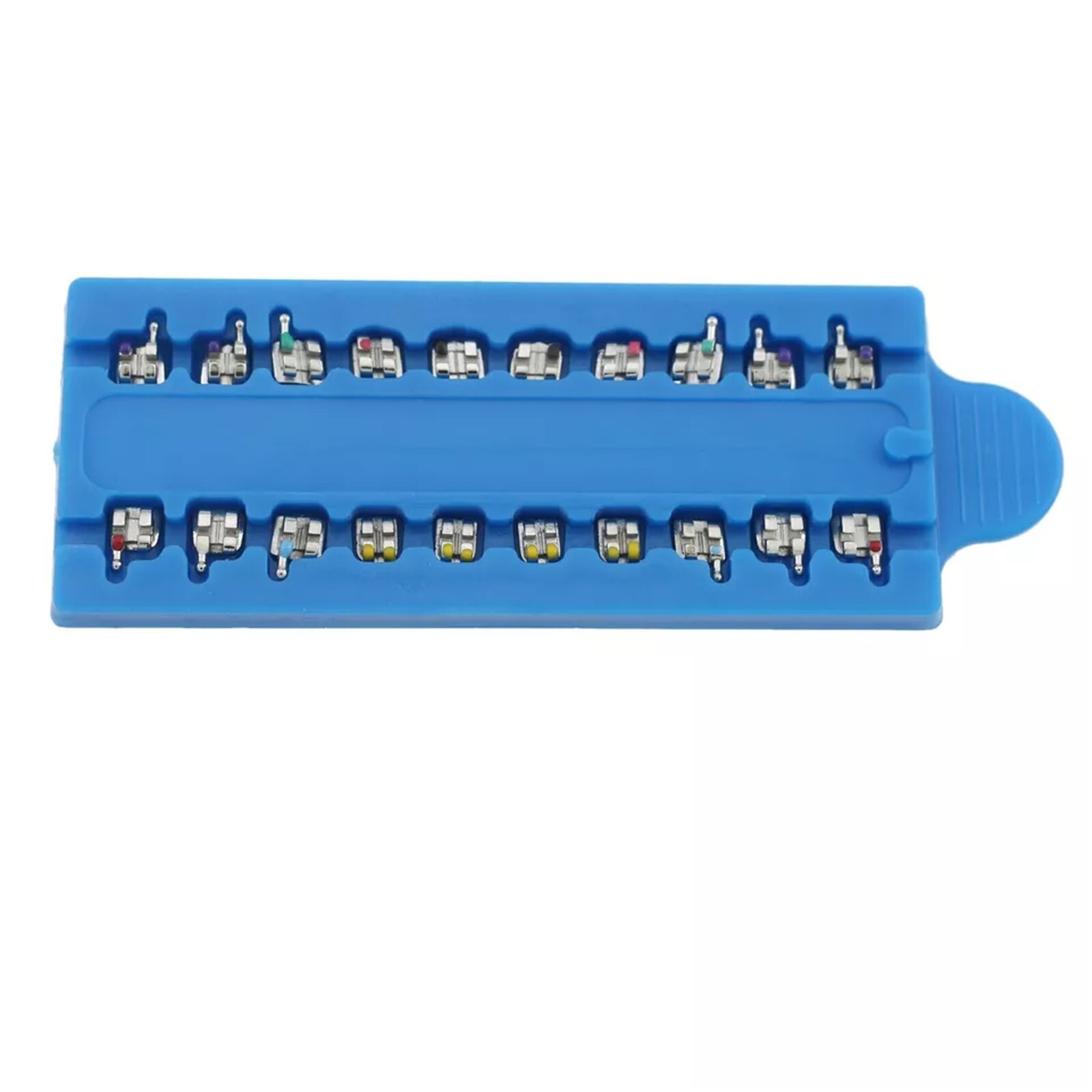Dental Orthodontic Brackets Braces MIM Metal Mini Roth MBT 018 022 345 Hooks