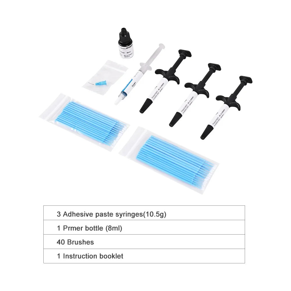 Dental Orthodontic Adhesive Kit Light Curing Direct Bonding System Bracket Brace