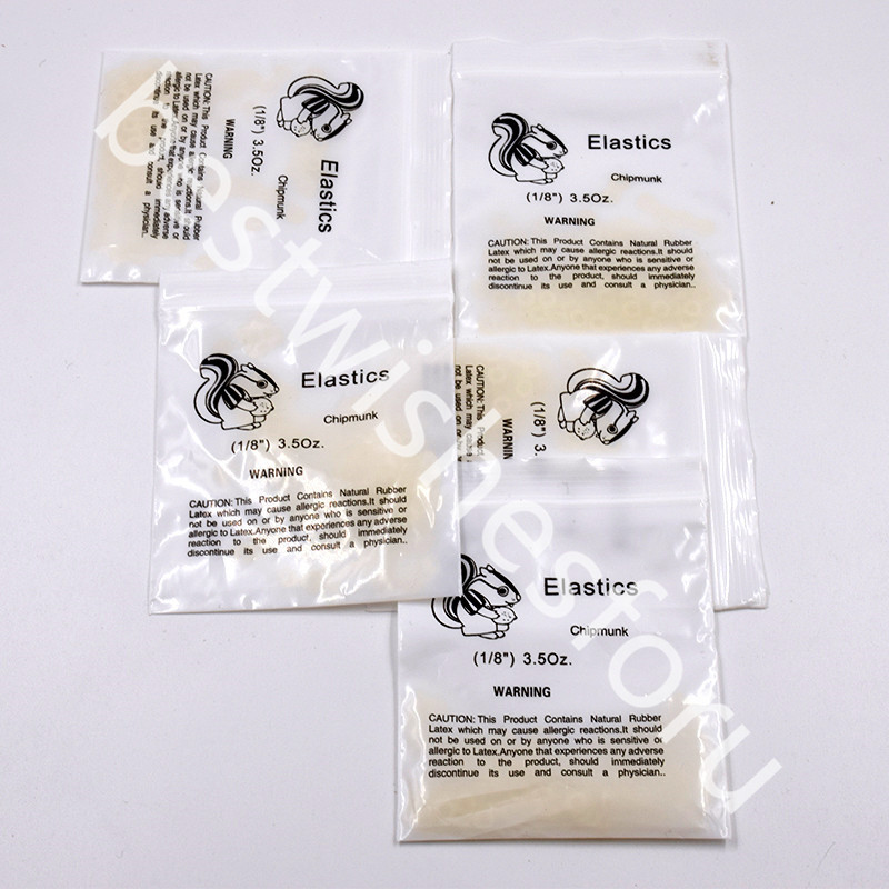3.5 oz Light 1/8″ Chipmunk Dental Orthodontic Rubber Bands Elastics Latex Braces
