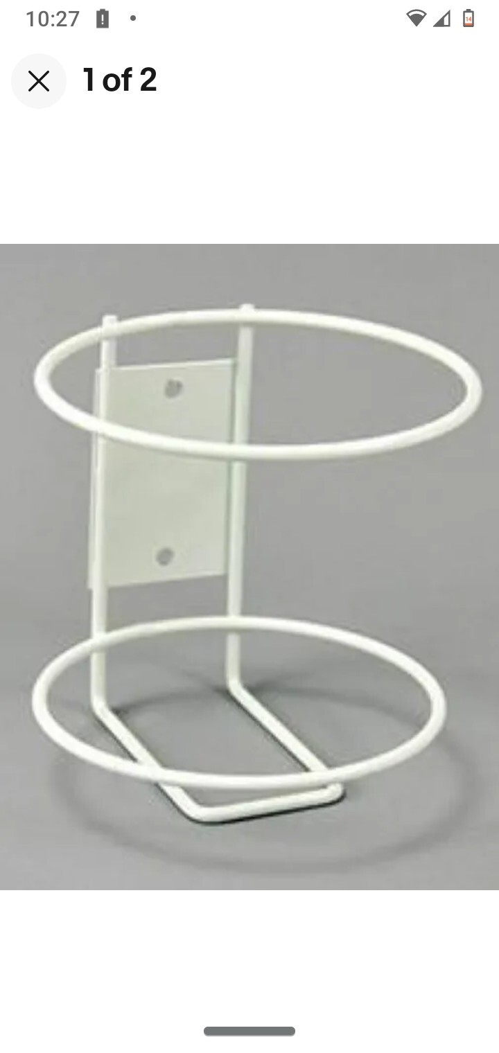 Palmero 109 Hold-It Wall Mount Canister Towelettes Holder 6″ x 5.625″ – NIB