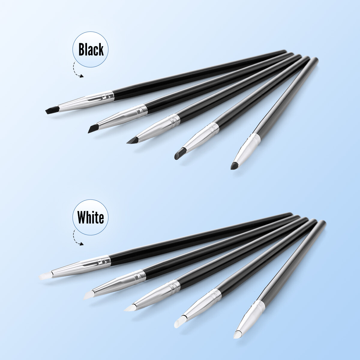AZDENT Dental Composite Silicone Brush Pen Resin Veneer Cement Porcelain Pen