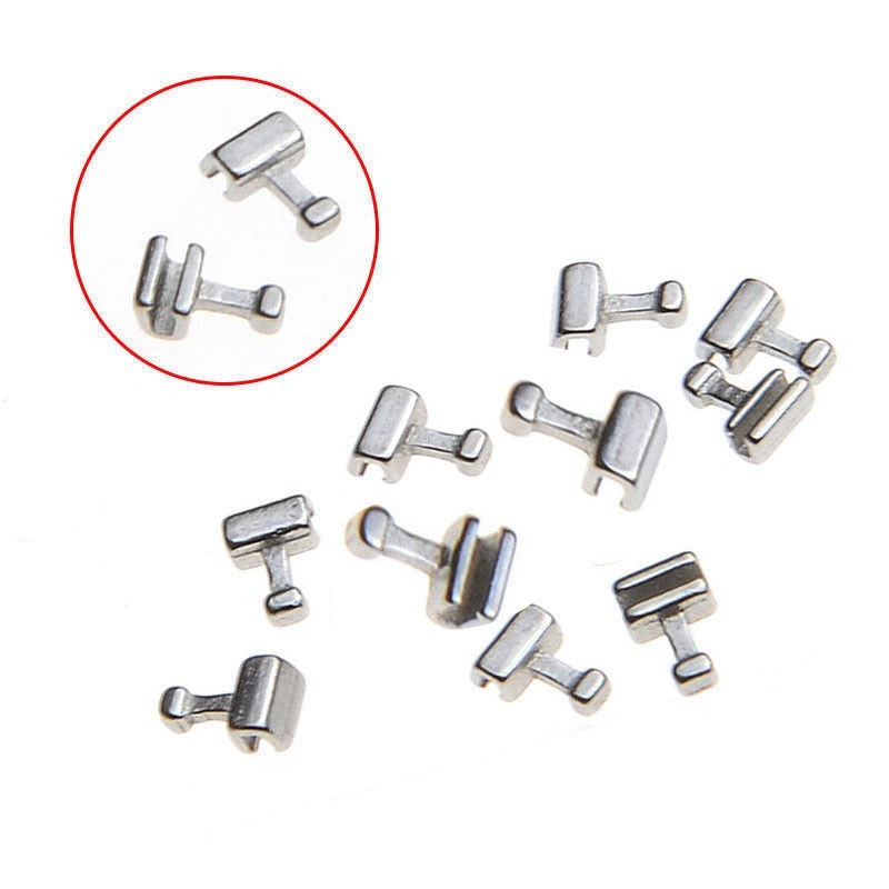10/pack Dental Orthodontic Stainless Steel Crimpable Hook Long Short Medium Stop