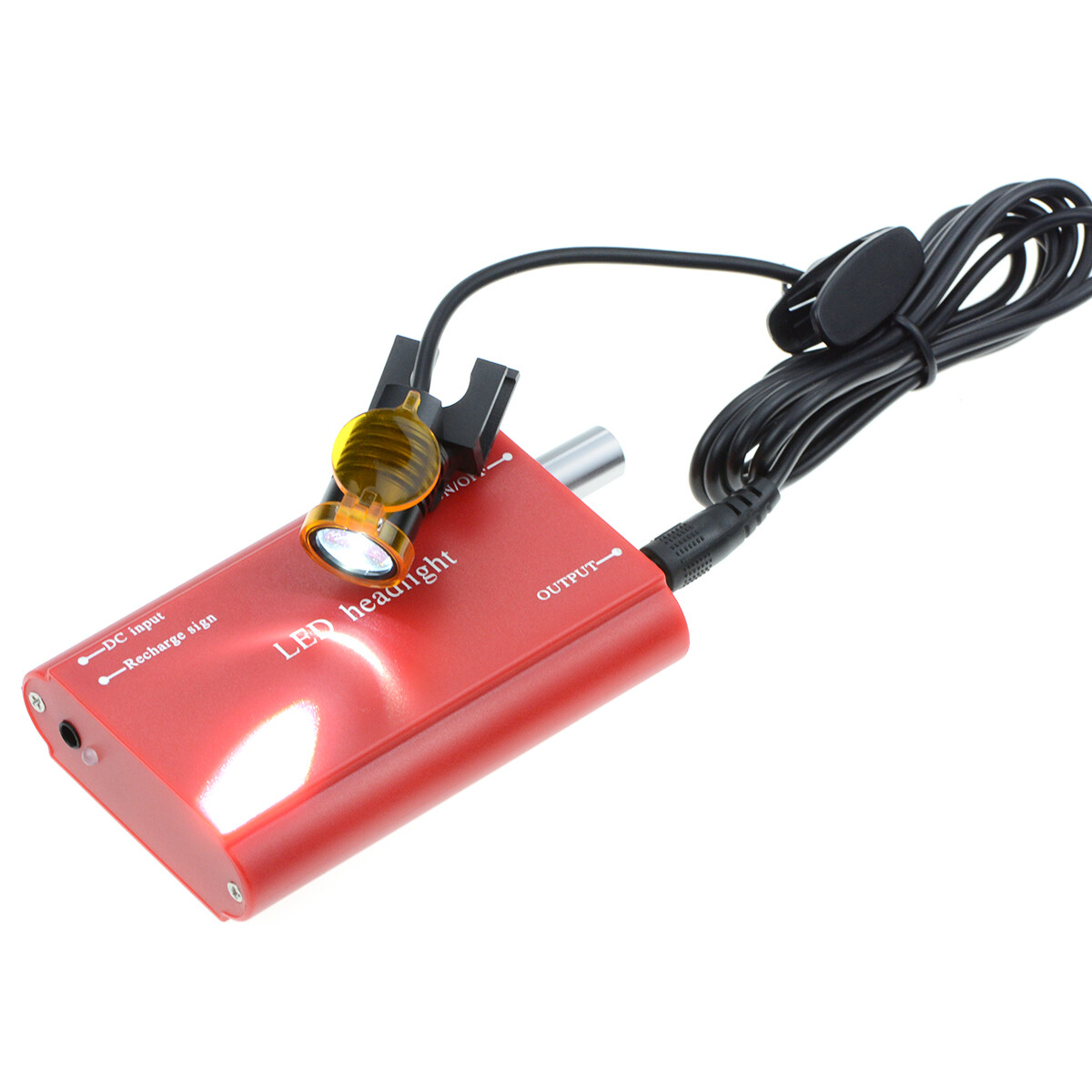 3W Dental Surgical LED Headlight Waist-hanging Headlamp with Filter for Loupes