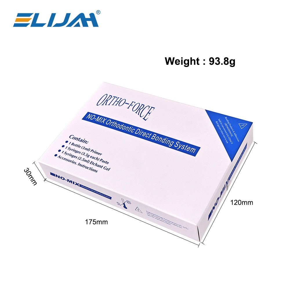 Dental Orthodontic Light Cure Adhesive Bonding Metal Brackets Etch Gel Braces