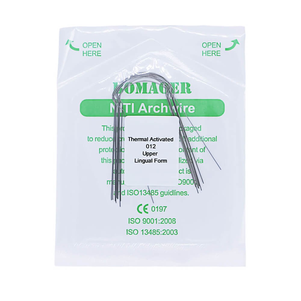 5×Dental Orthodontic Lingual Heat Thermal Activated Round Arch Wires 012 Upper