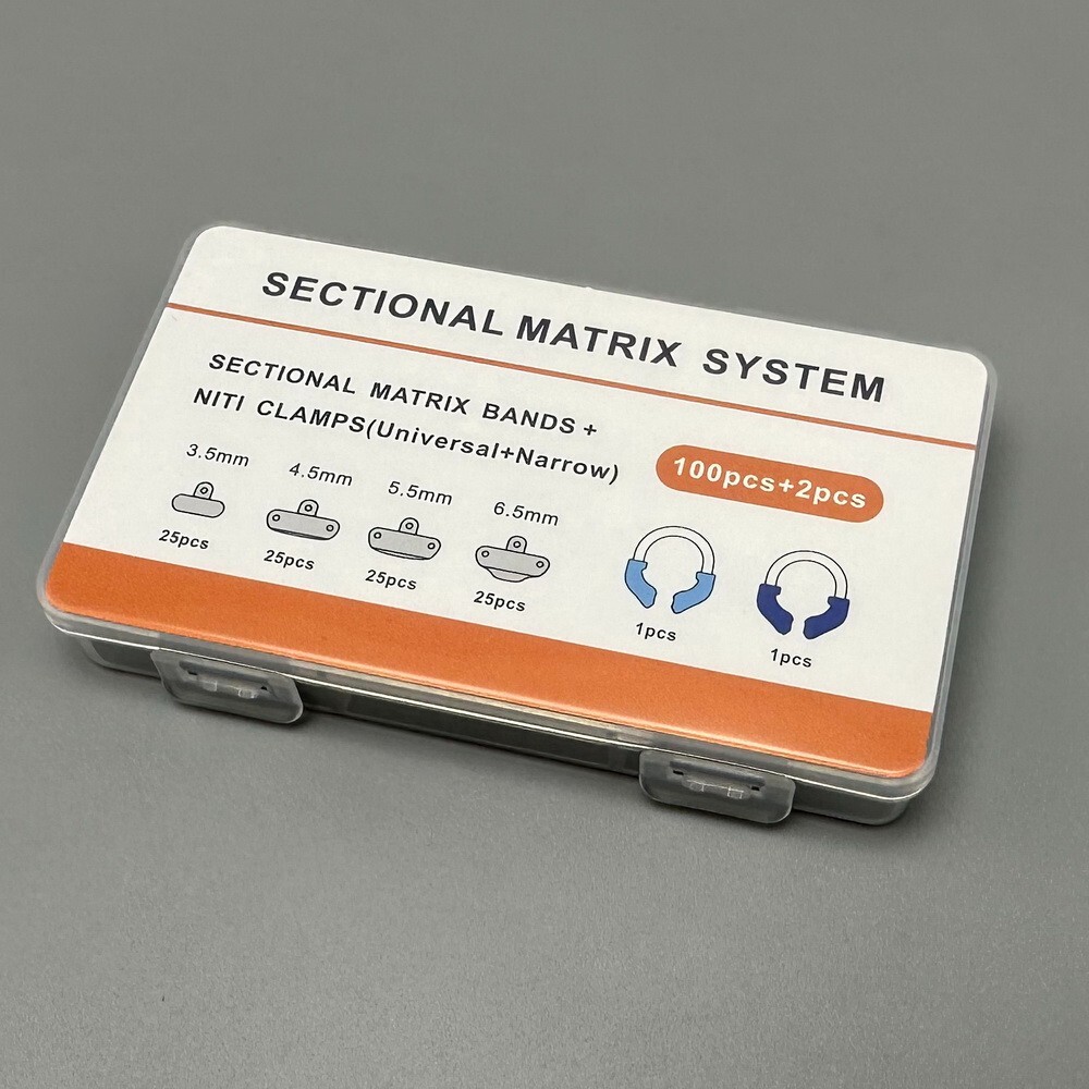 Matrix 1.398/1.888 Dental Matrix Band With Sectional Contoured Matrix Clamp Kit
