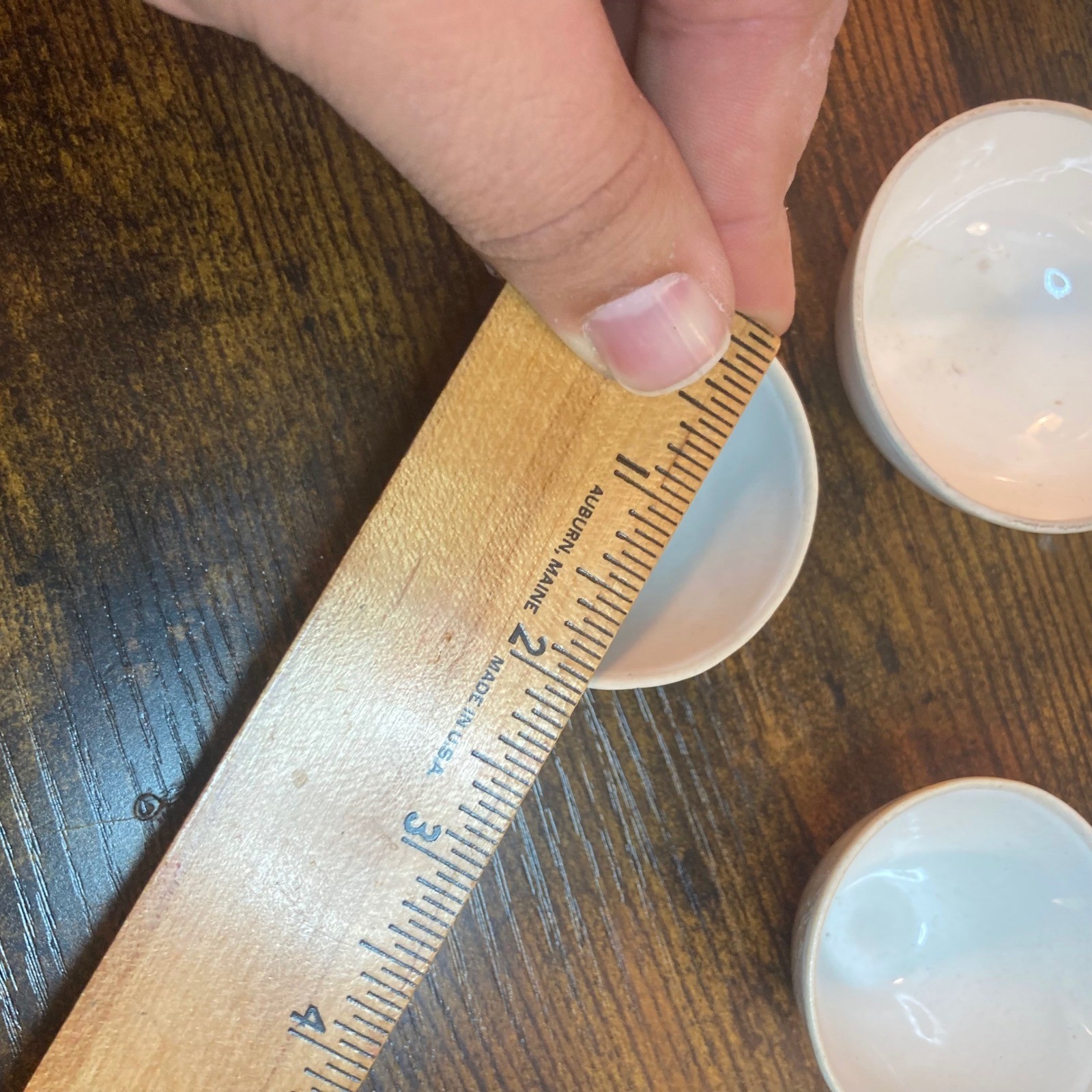 Vintage Porcelain Lab Evaporating Dishes Set of 8 White Ceramic Crucibles
