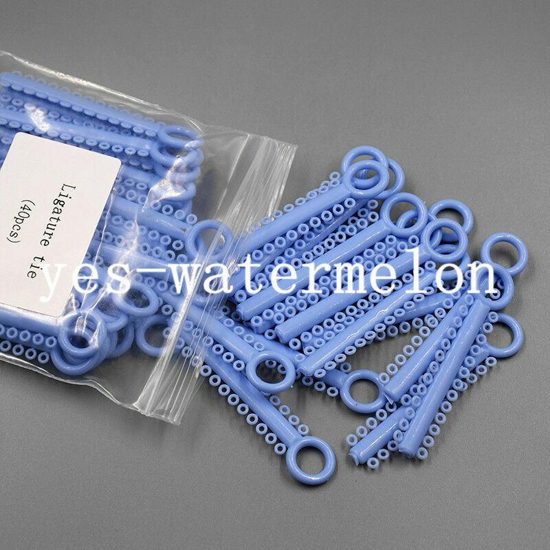20 Pack Rubber Orthodontics Ligature Ties Dental Bands 37 Colors To Choose New