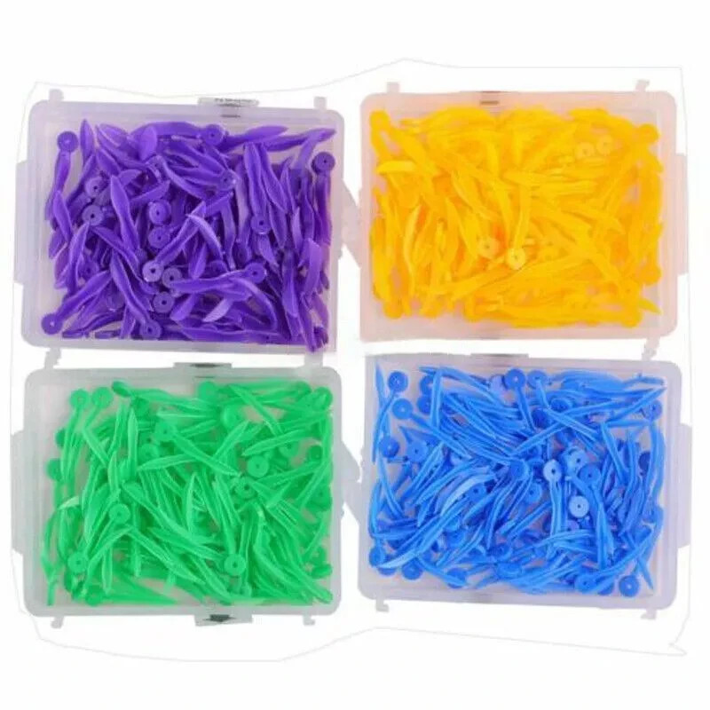 100 Pcs/Box Disposable Plastic Wave Shape Dental Wedges Teeth Wedge Tooth Gap
