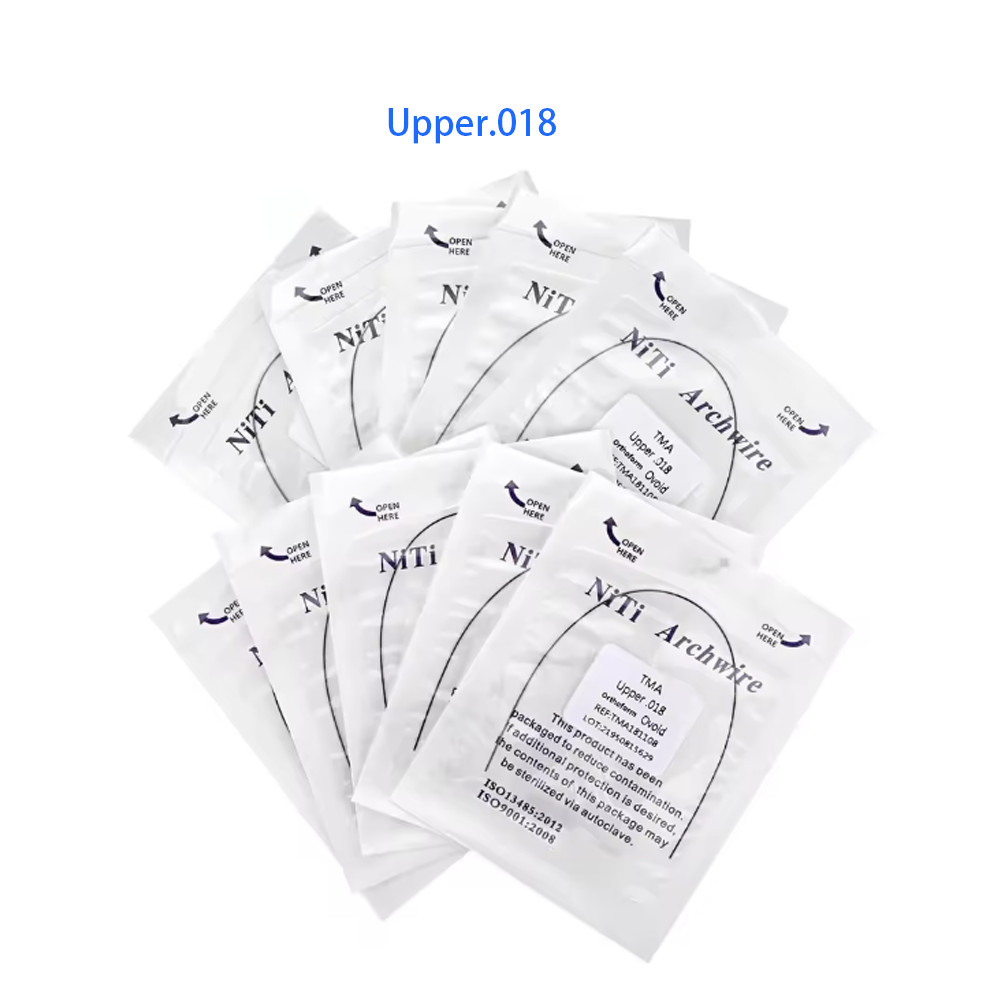Dental Orthodontic TMA Beta Ti-Mo Alloy Round Arch Wires Ovoid