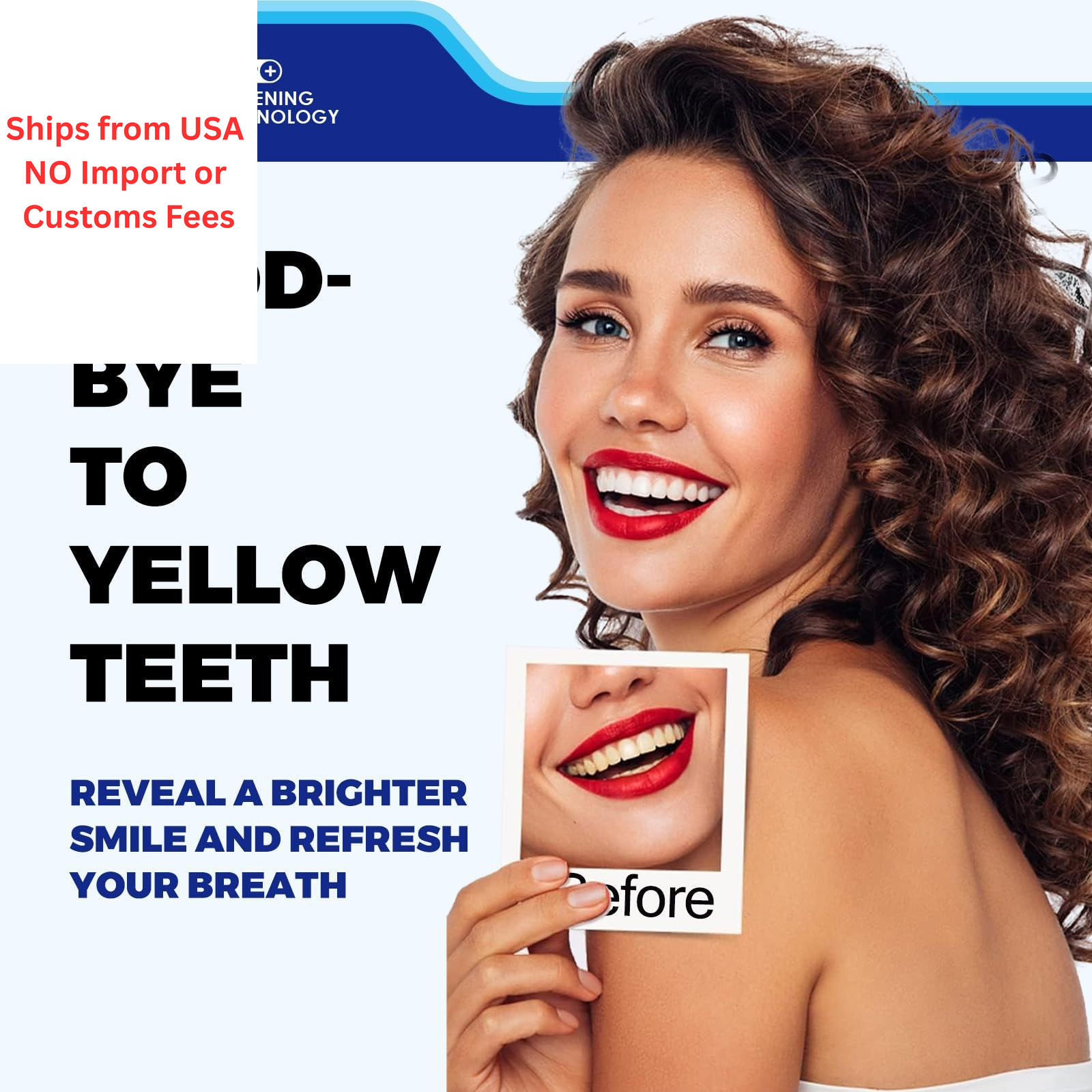 Teeth Whitening Powder 50g with Pap – 1.8 Ounce (Pack of 1), White