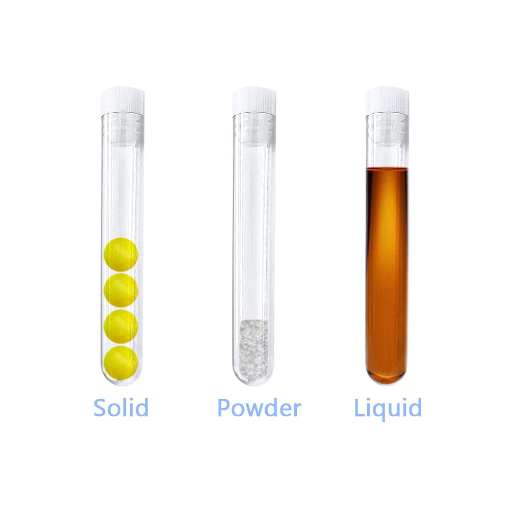50Pcs 10Ml Clear Plastic Test Tubes with Rack,16 X 100Mm Tube with Caps and 50 H