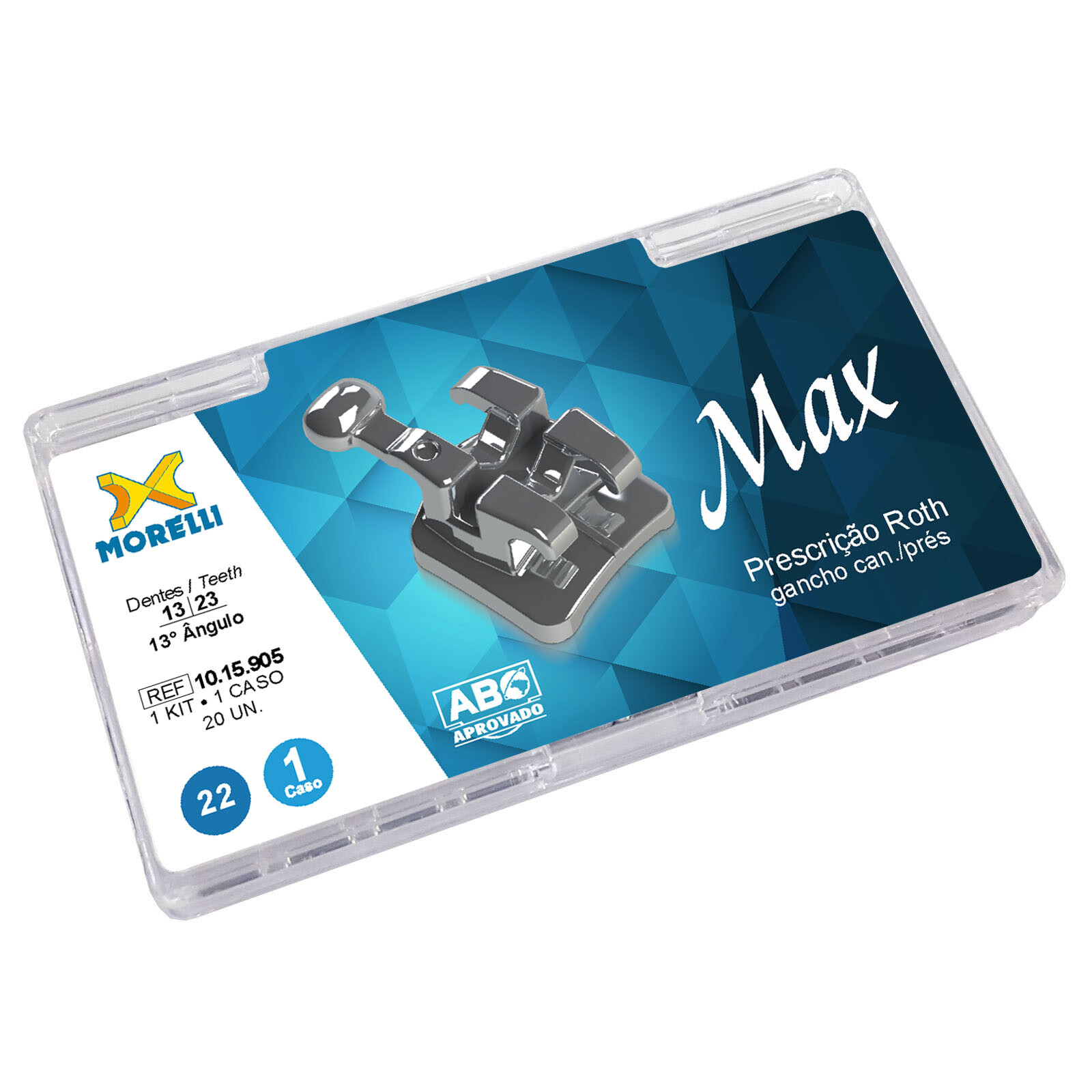 BRACKET CASE ROTH MAX 0.22 W/H 3/4/5 PACK/20UN Orthodontic Product USA SELLER