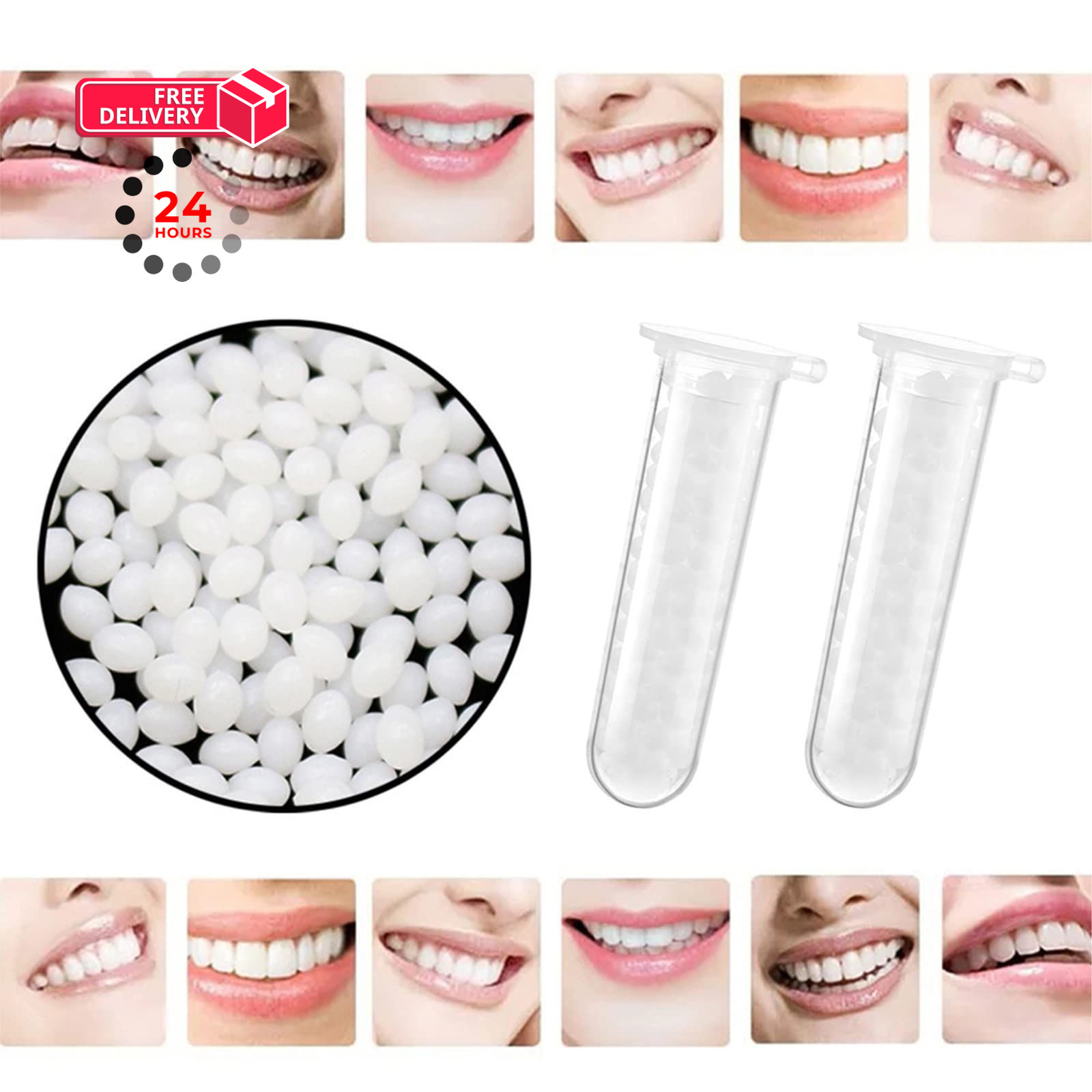 168 Pieces False Teeth Dental Complete Acrylic Resin Denture Teeth, 6 Sets…