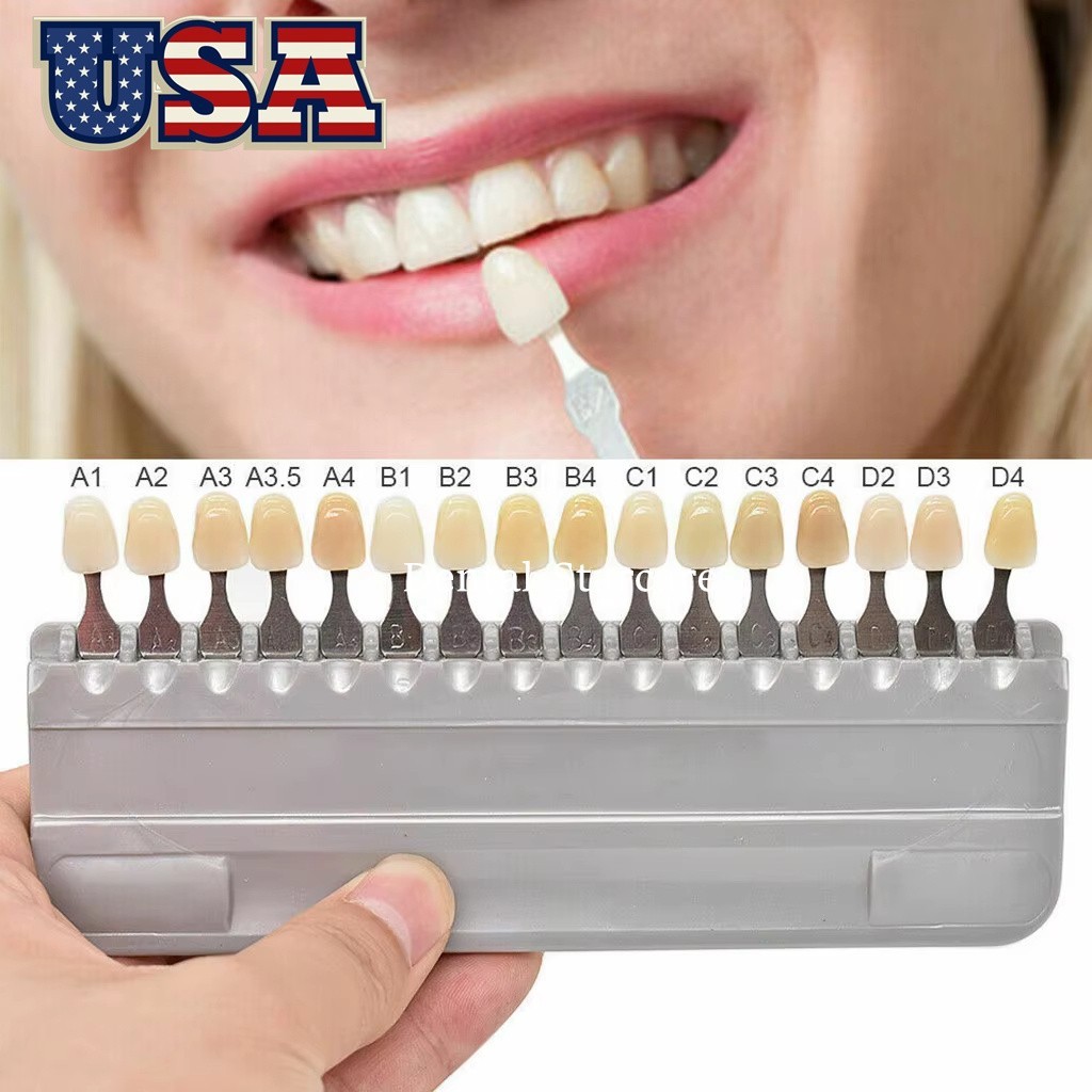 1 Set VITA Classical 16 Colors Shade Guide Dental Toothguide A1-D4 Whitening USA