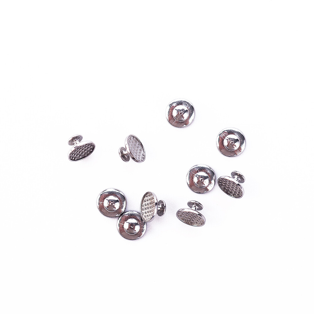 10Pc Dental Orthodontic Lingual Buttons Round MIM Mesh Base Bondable EASYINSMILE