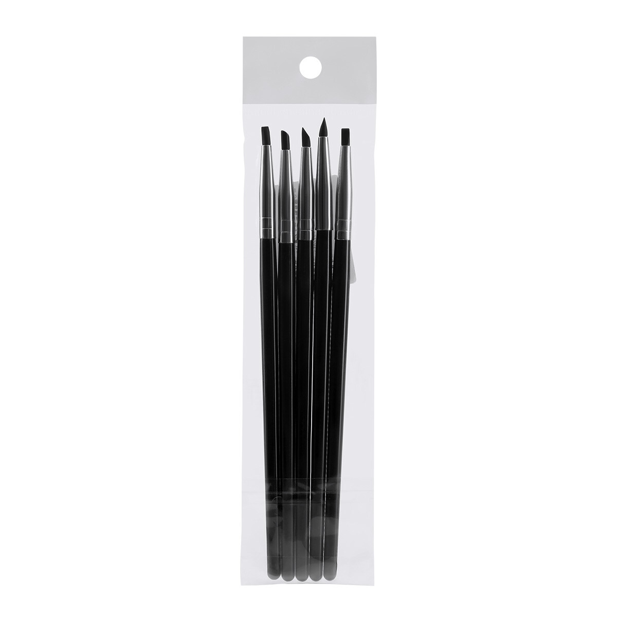 5PCS /Kit Dental Composite Resin brush Porcelain Teeth Silicone Pen Silicone