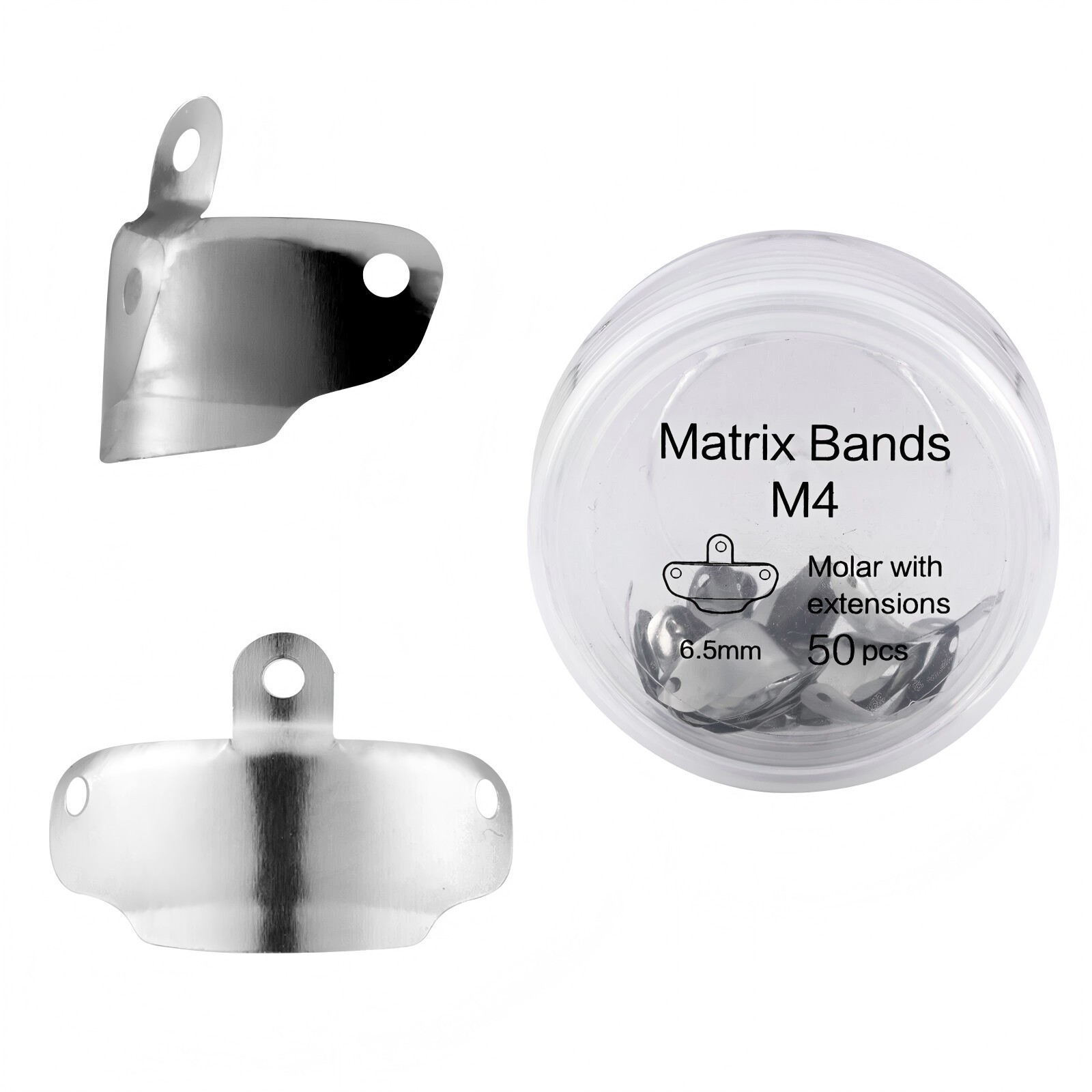 Dental Sectional Matrix Bands 4.5 5.5 6.5 Niti Retaining Rings Wedges Palodent