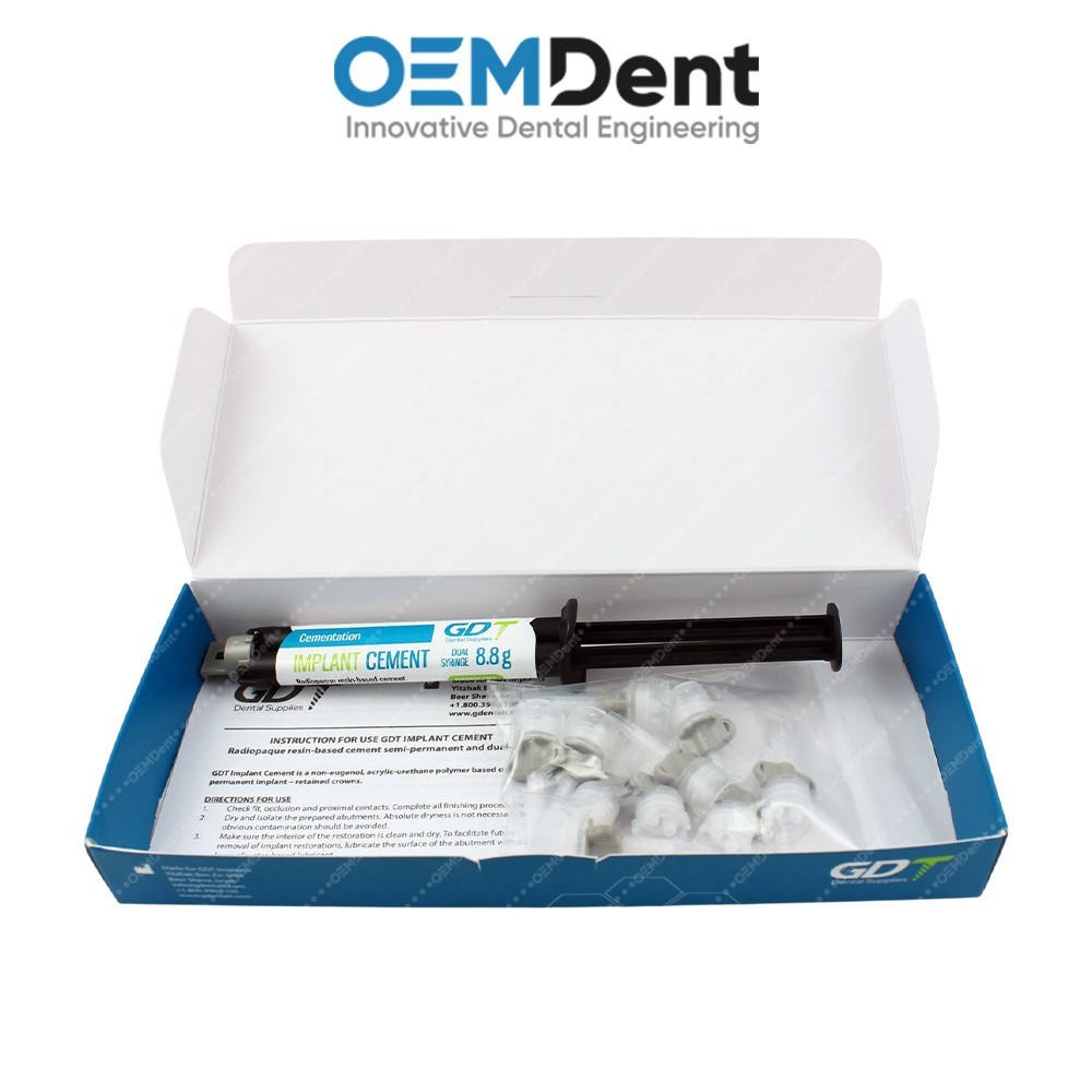 GDT Non Eugenol Temporary Cement 8.8g Dual Cure Resin Formula