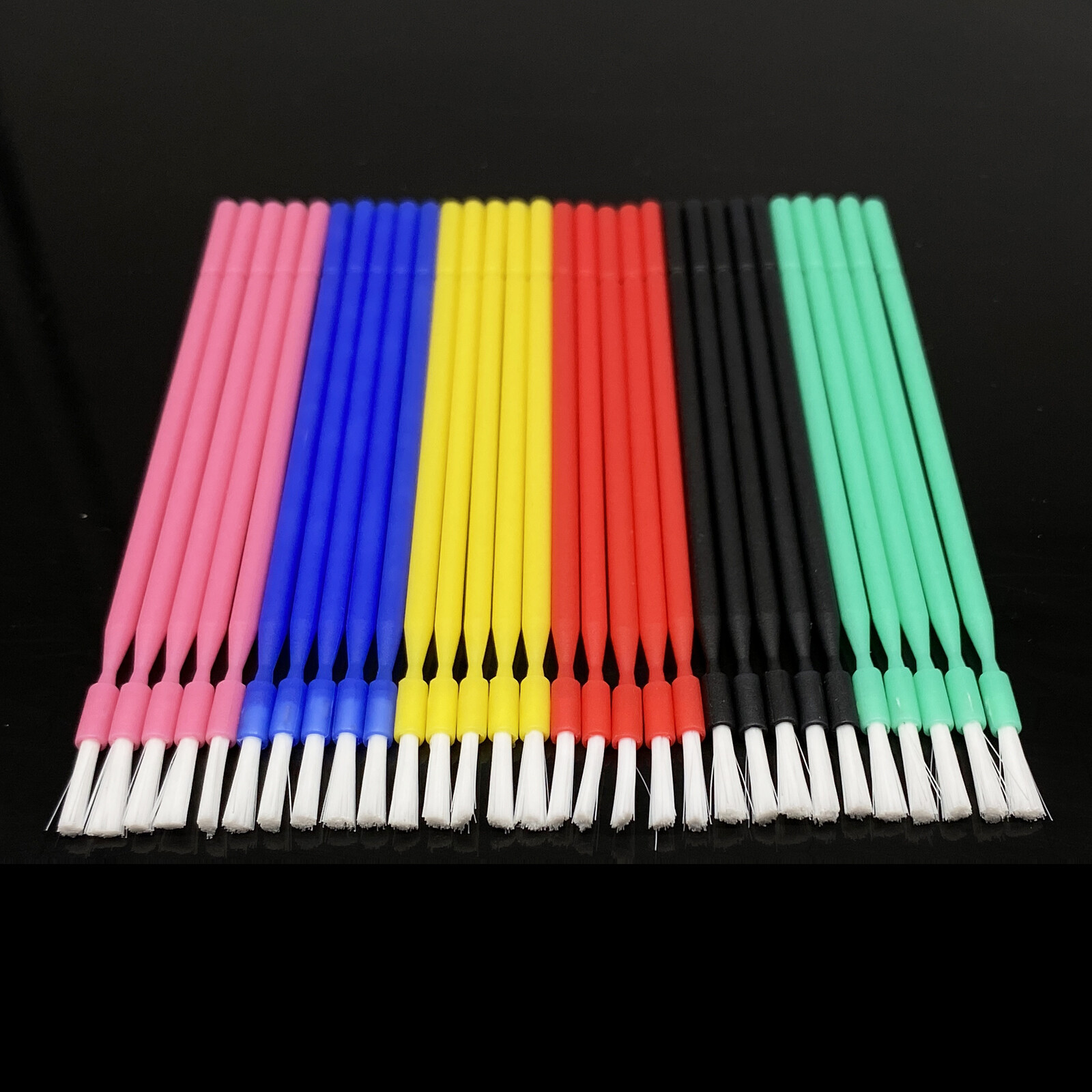 100Pcs Dental Disposable Bendable Micro Brush Applicator Long Type