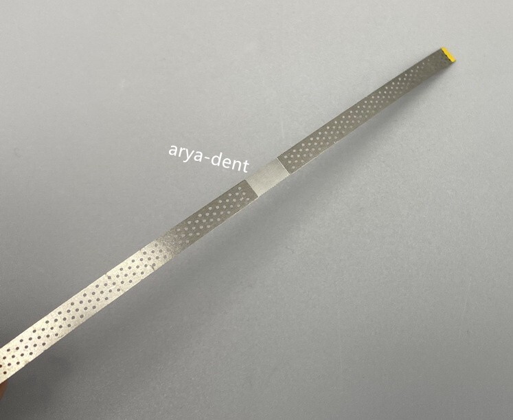 Dental Polishing Strips Polish Stick Diamond Sanding Single Side with Hole Saw