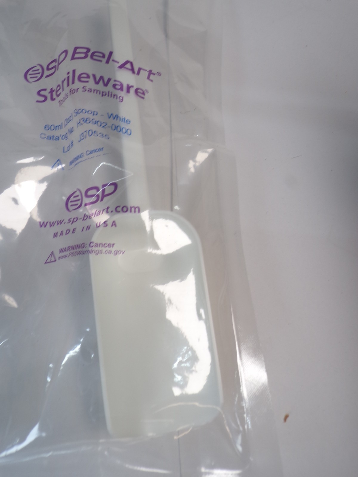 SP Bel-Art H3690-000 Sampling Scoop 60ml (2oz) NOS