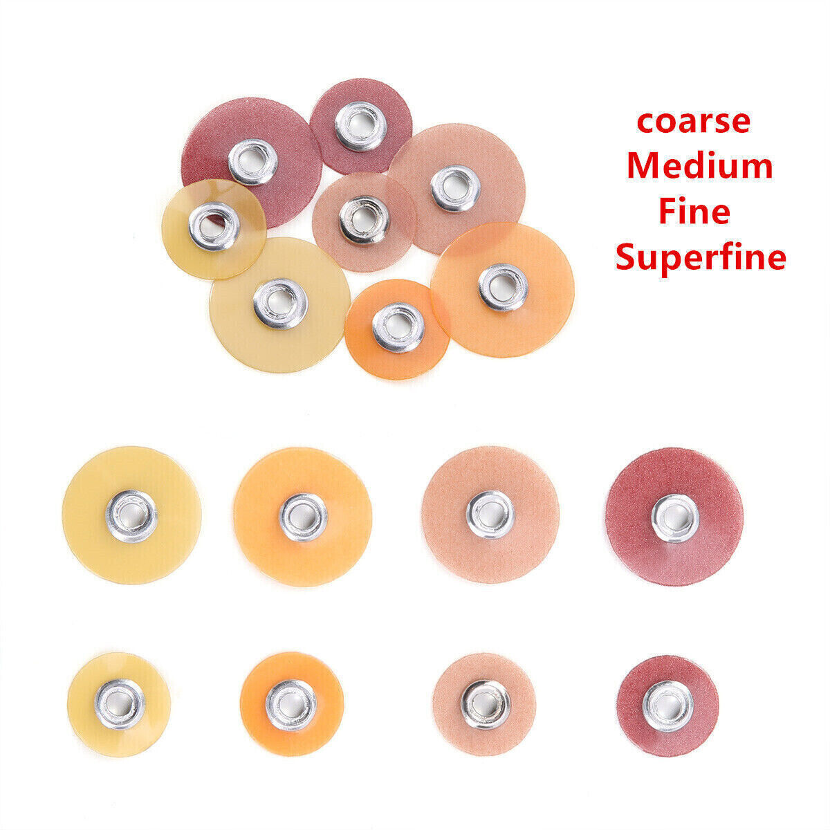 Dental Soflex Coarse Medium Superfine Fine Composite Finishing Polishing Discs