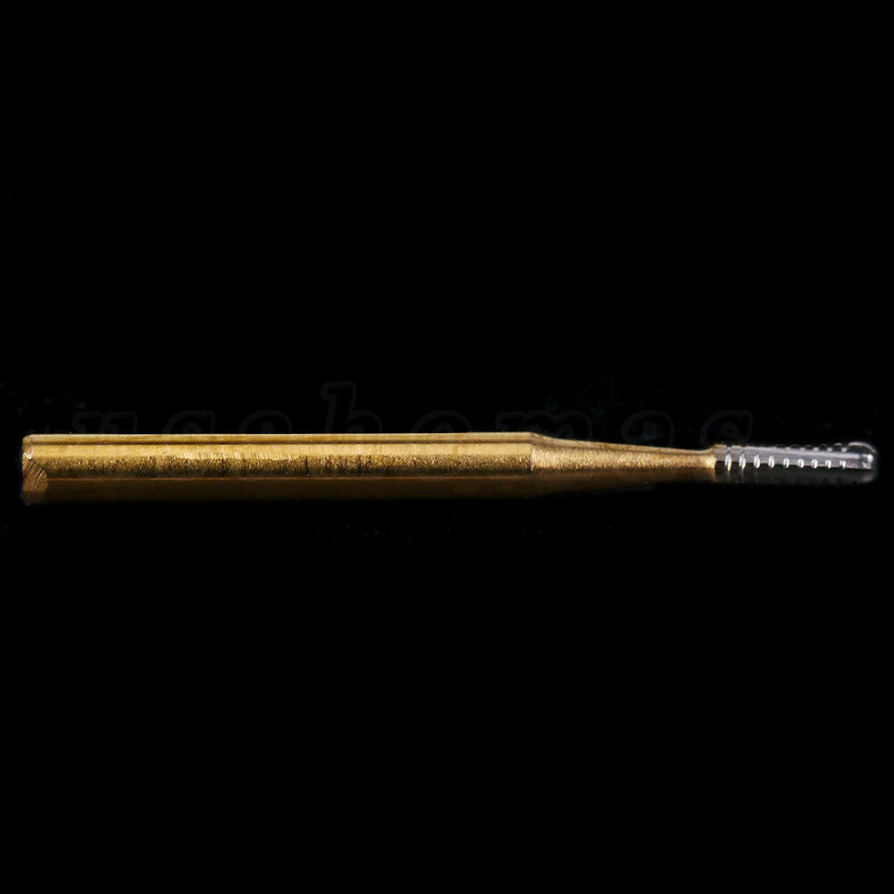 10Pcs Dental Tungsten Carbide Burs Crown Cutter Cutting Transmetal FG 1957