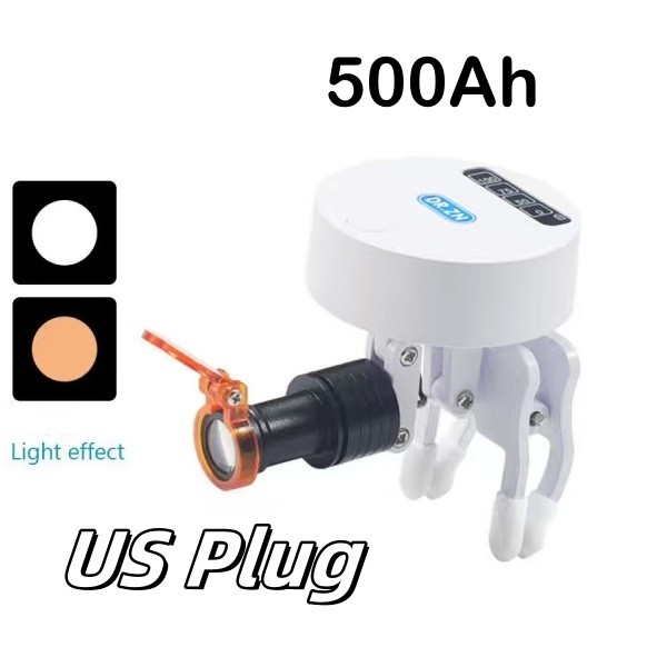 Dental Loupe Light 500Ah/650Ah Magnetic Wireless Light US EU Plug