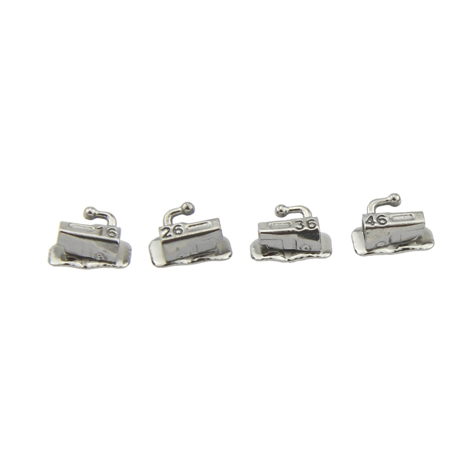 200pcs Orthodontic Buccal Tubes 1st 2nd Molar Brackets Roth tubos de ortodoncia