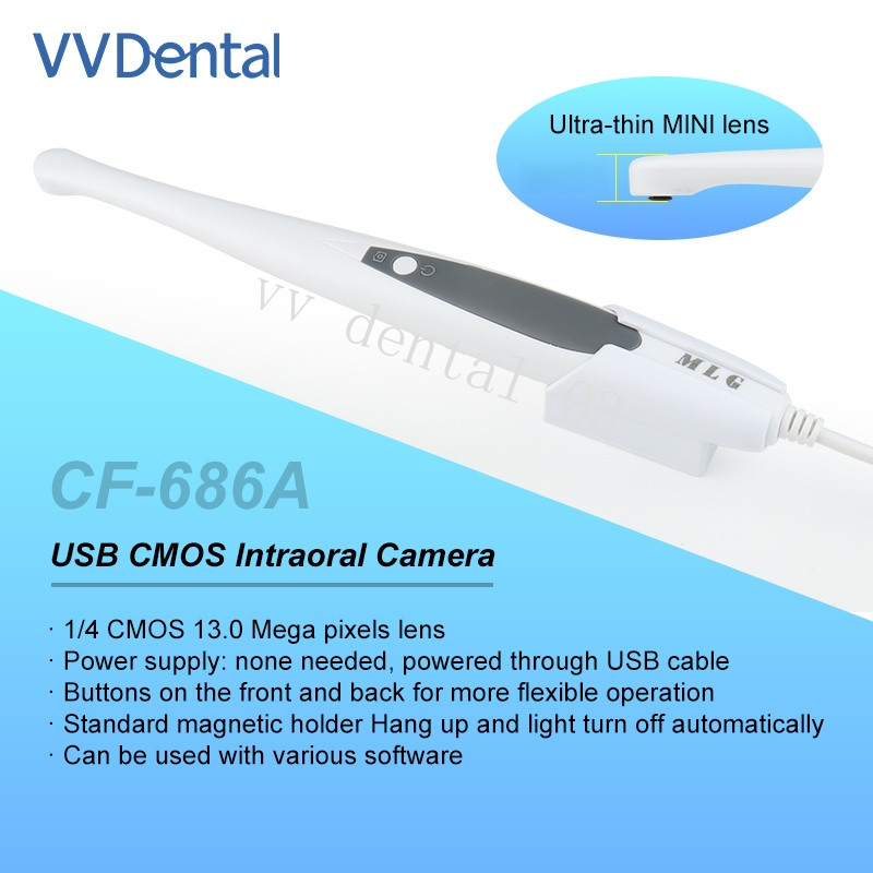 Dental Oral Intraoral Camera USB 13MP High Resolution 6mm Super Mini Lens