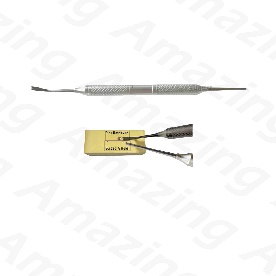Dental Bone Tack Titanium Pins Membrane Fixation Stabilization Pin Handle GBR