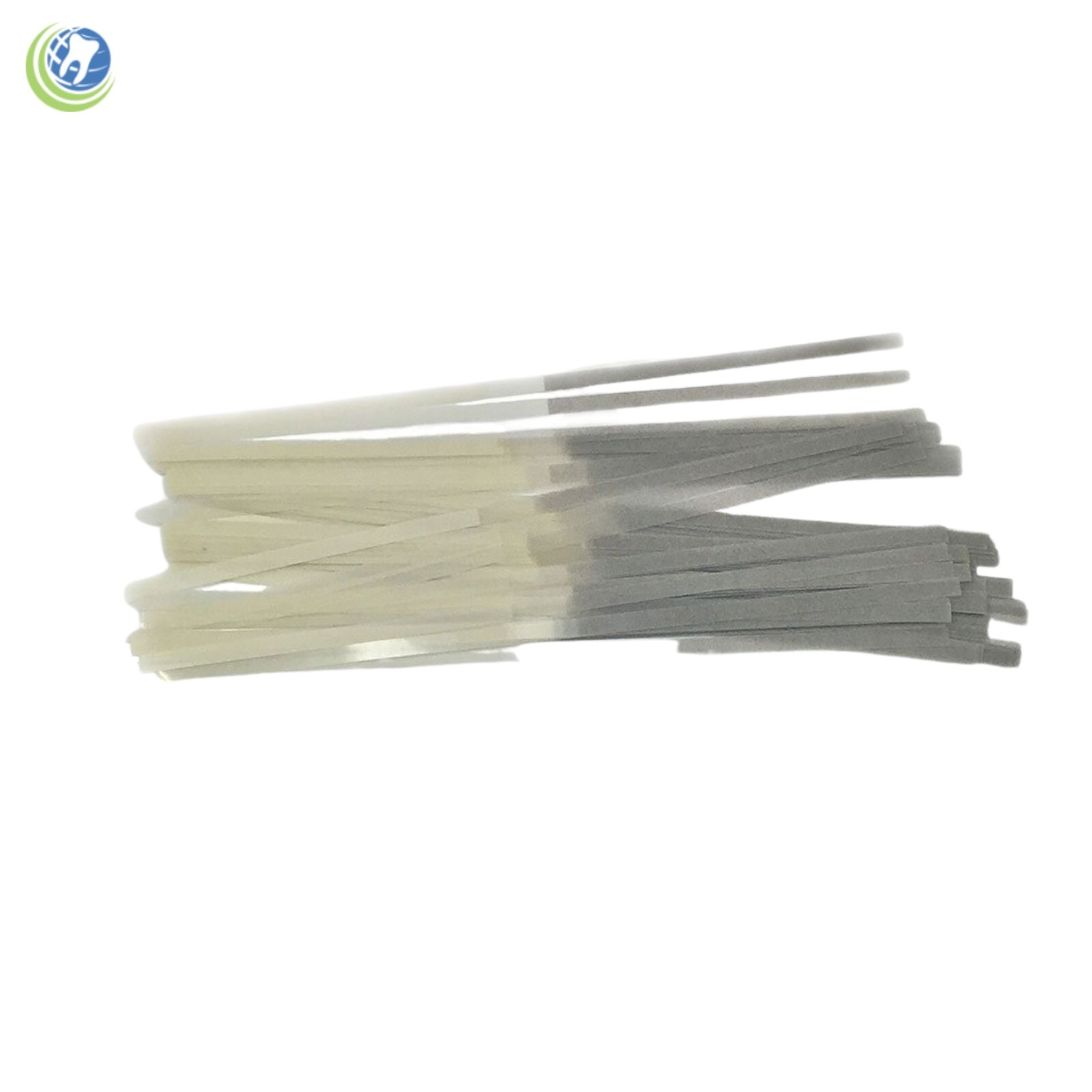 Dental Composite Polishing Strips 4mm Polyester Fine/Medium Grit One-Side 100Box