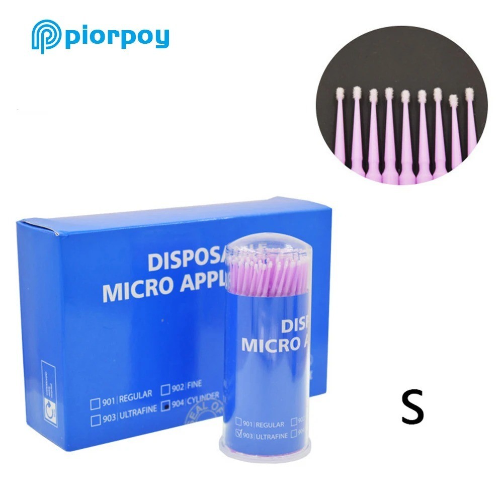 400 Microbrush Micro Brush Applicator Tips Regular, Fine, Super Fine Dental