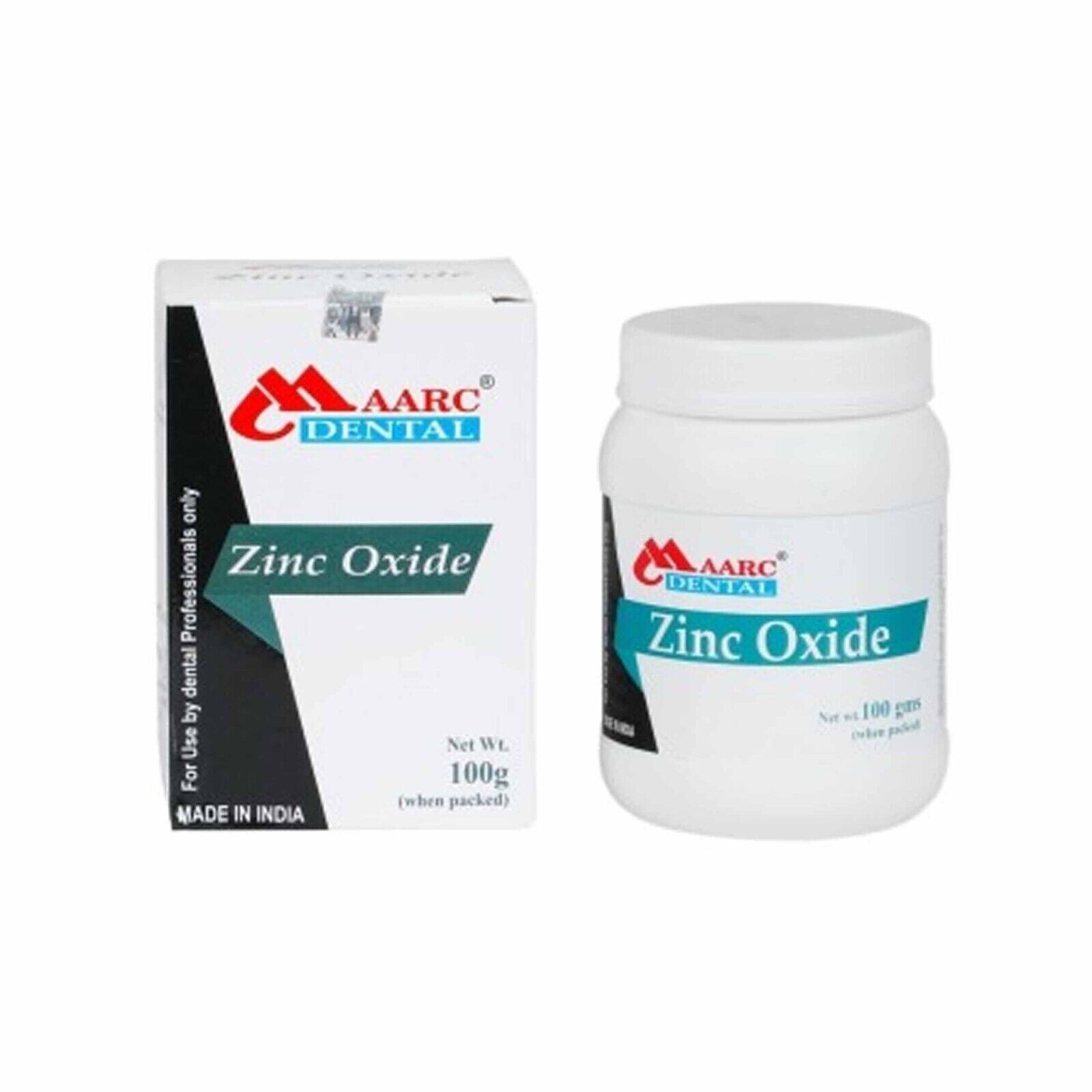Maarc Zinc Ar senic Free, Pure Zinc Oxide Powder for Temporary Dental Dressing