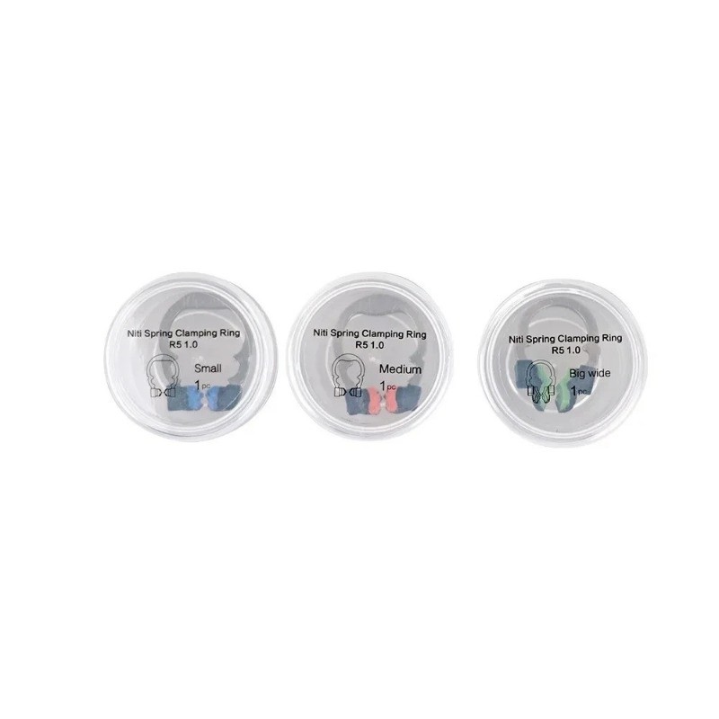 Dental Sectional Matrix System R5 Nickel Titanium Alloy Matrices Clips Rings