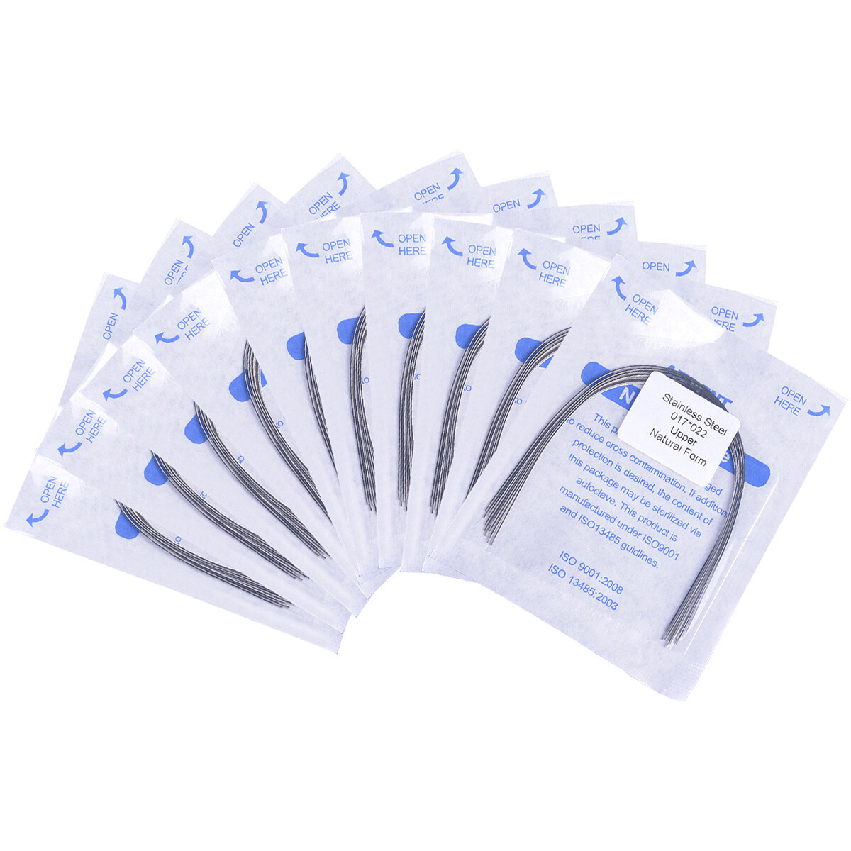 10pcs/pack AZDENT Dental Orthodontic Stainless steel Arch Wire (rectangular)