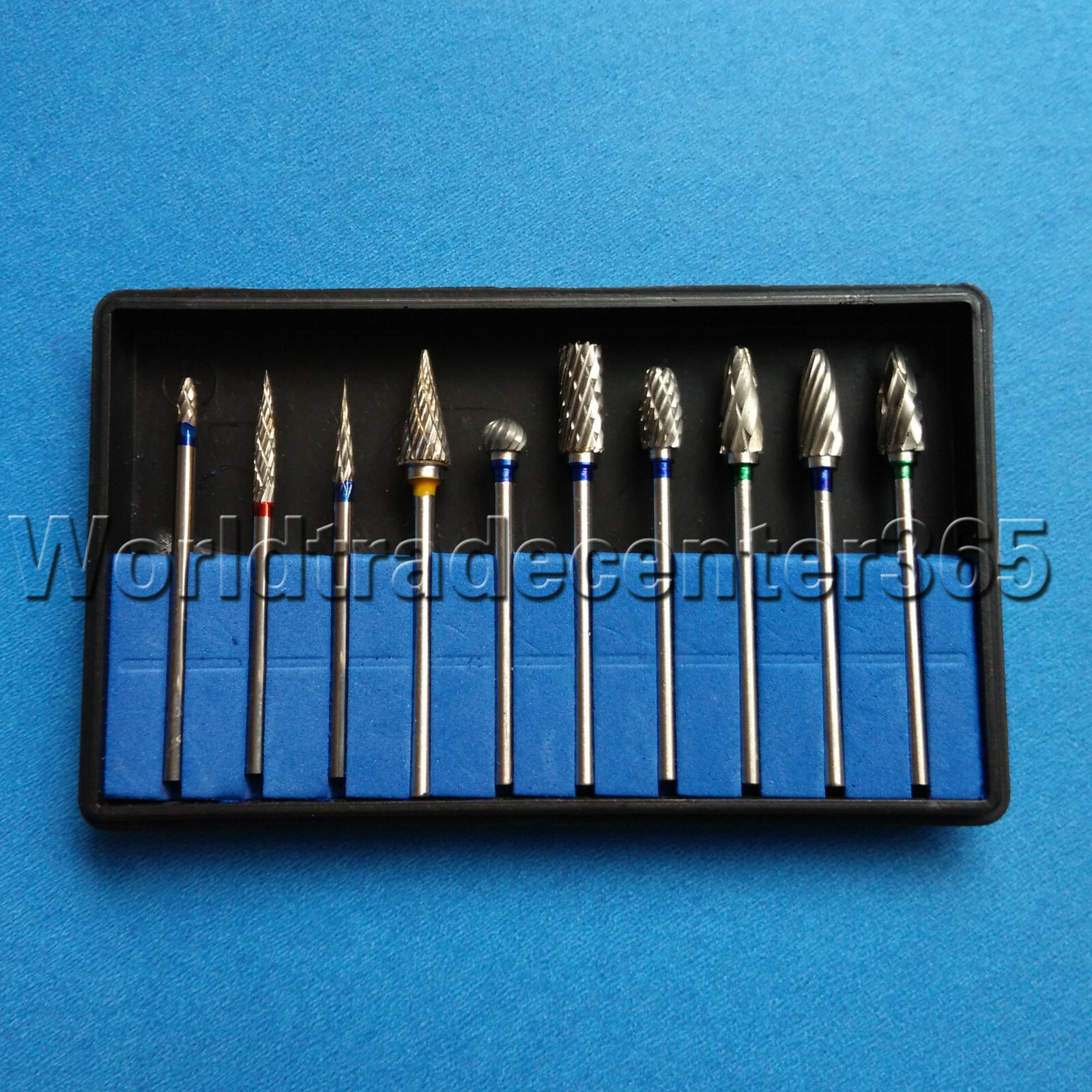 Dental Lab Polishing Bur Drills Tungsten Steel Carbide Burs Burrs 2.35MM 6 Types