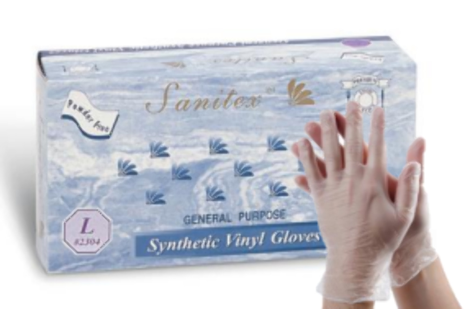Sanitex® (LG-2390) 4 mil Vinyl Gloves – Powder-Free General Purpose Hand Protect