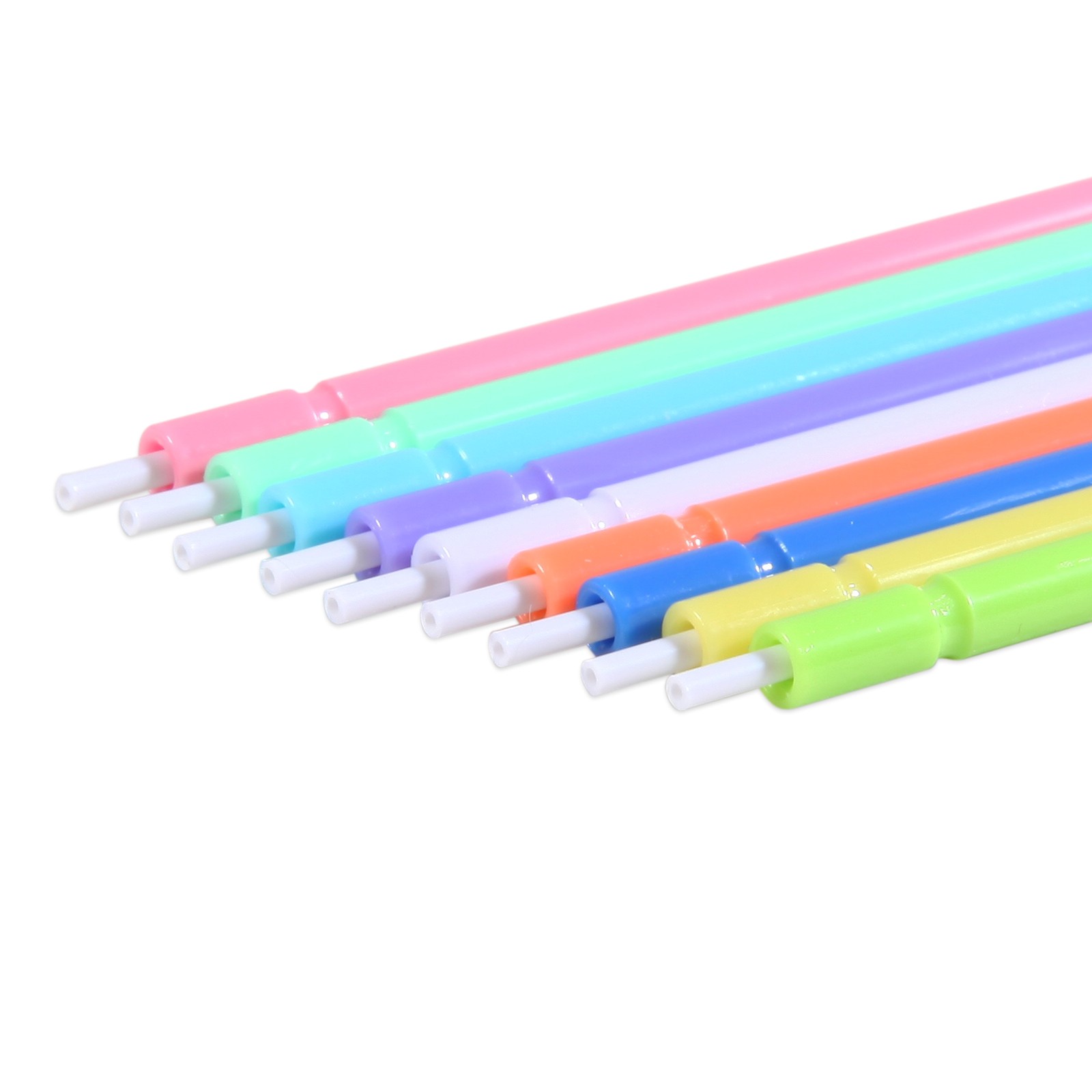 5 Packs Dental Fiber Post Resin Screw Thread Quartz Drills Yellow/Red Yabangbang