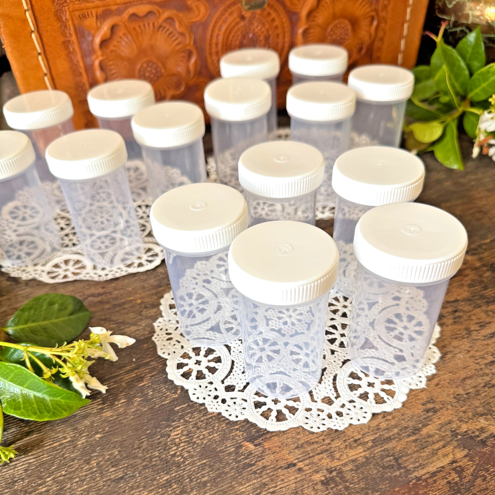 10 Hobby Jars ! 2 oz (1/4 cup) 4314 DecoJars USA Tool Box Sewing organizer