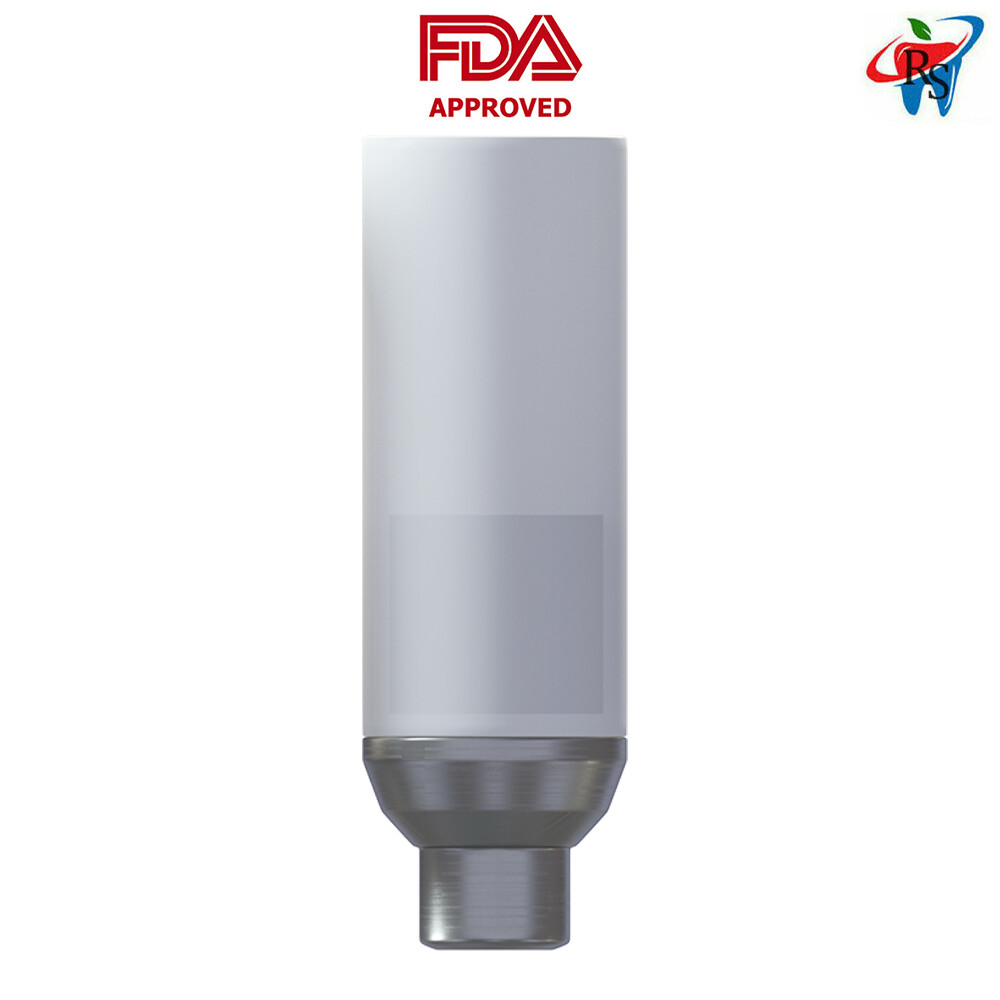 1pcs DSl Straight Plastic Abutment Castable Cobalt Chrome Base Dental Lab