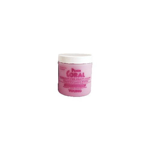 Young Dental 033309 Coral Pink Prophy Paste Fluoride Fine Grit Bubble Gum 9 Oz