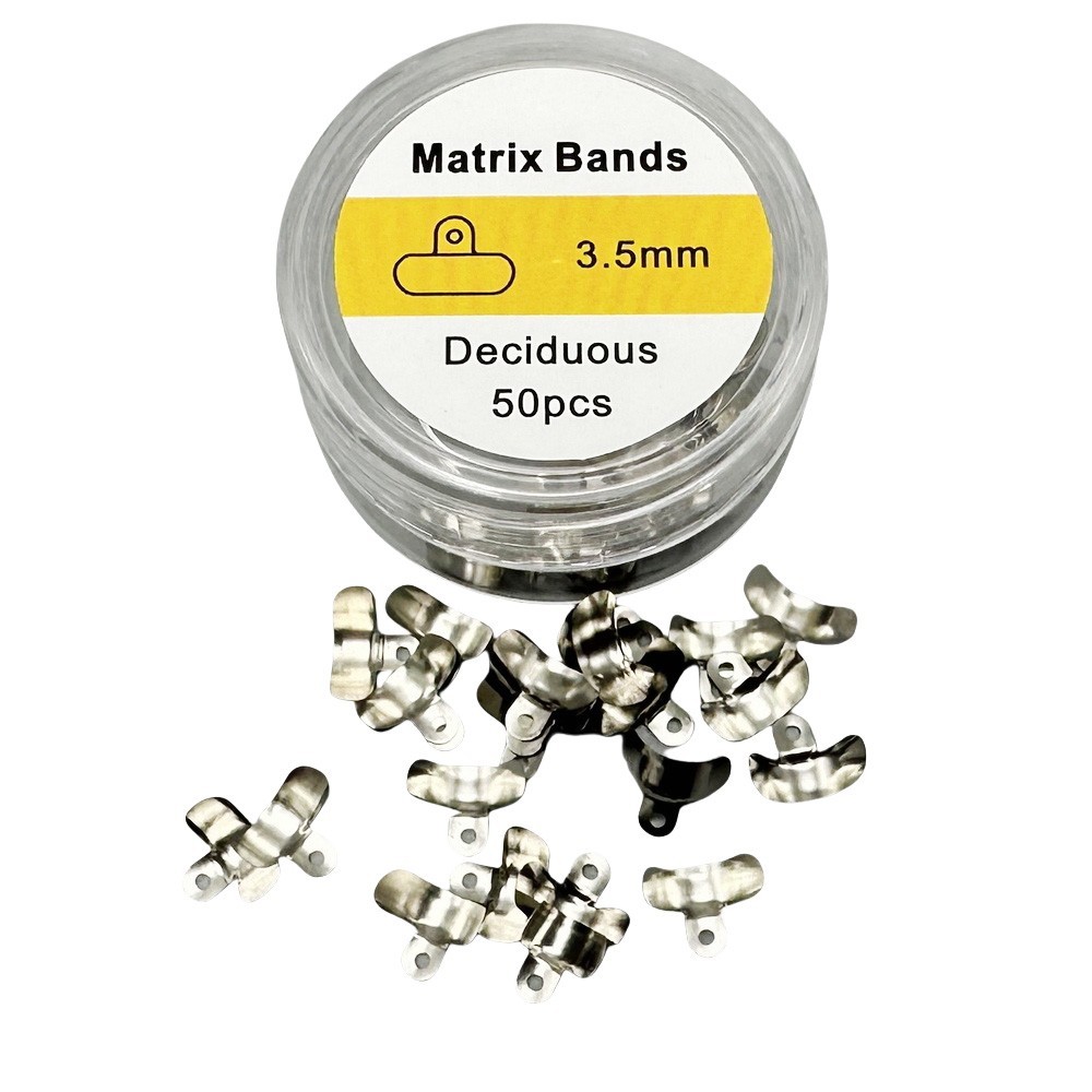 Dental Nickel Titanium Clamping Ring Matrix Bands Sectional Contoured Matrix