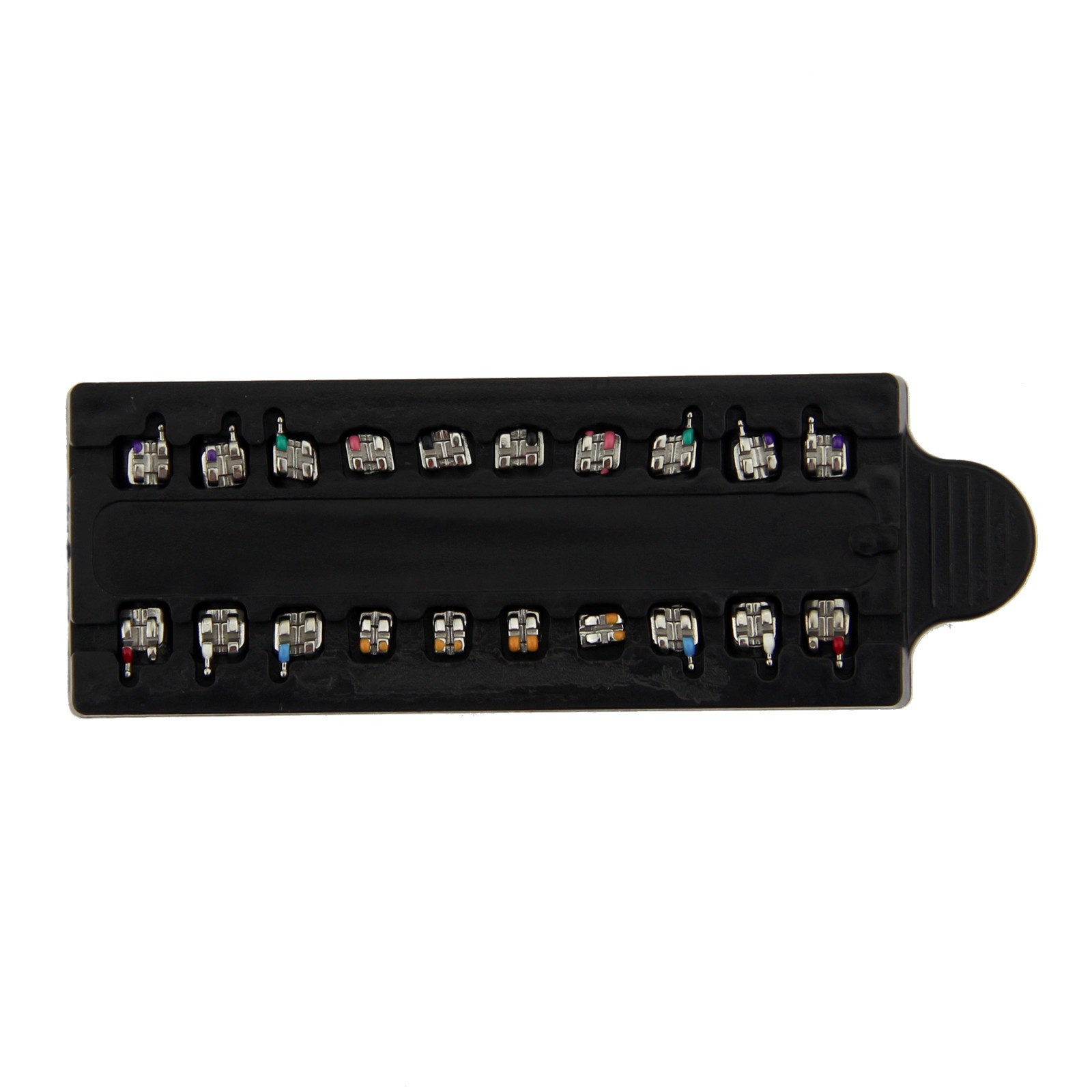 Dental Ortodoncia Brackets MIM Metal Braces Mini Roth MBT 0.018 345 Hooks 5-5
