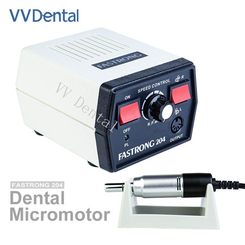 Dental Strong 204 Micro Motor 102l Polishing Handpiece 220v Polish Motor